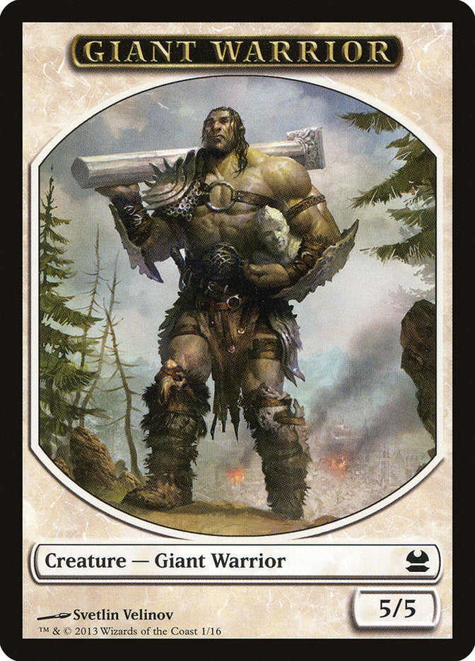 Giant Warrior [Modern Masters Tokens] | Nerdhalla Games