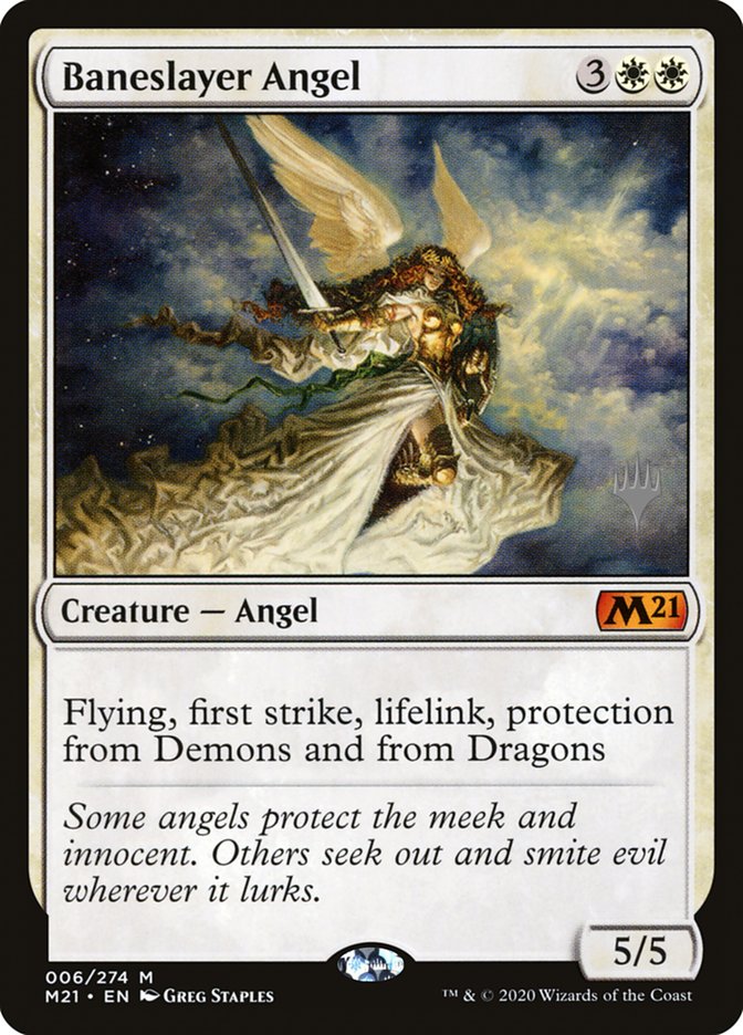 Baneslayer Angel (Promo Pack) [Core Set 2021 Promos] | Nerdhalla Games