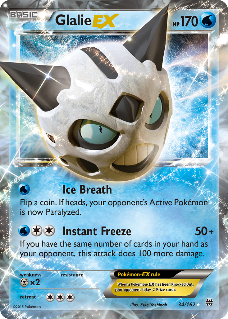 Glalie EX (34/162) [XY: BREAKthrough] | Nerdhalla Games