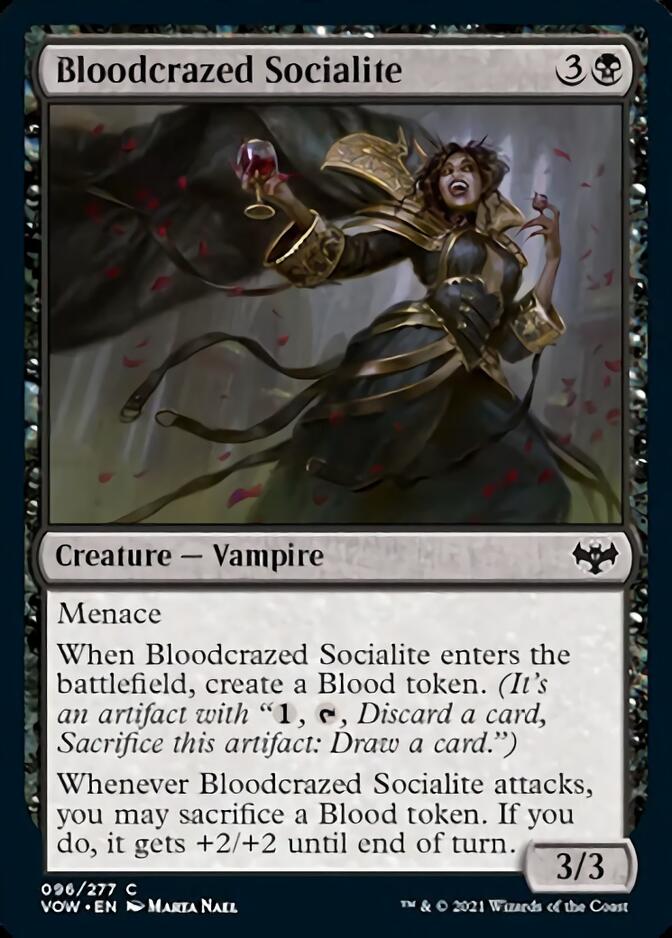 Bloodcrazed Socialite [Innistrad: Crimson Vow] | Nerdhalla Games