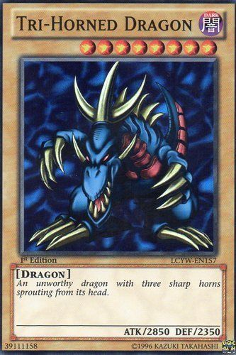 Tri-Horned Dragon [LCYW-EN157] Super Rare | Nerdhalla Games