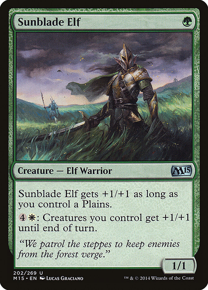 Sunblade Elf [Magic 2015] | Nerdhalla Games