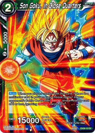 Son Goku, in Close Quarters [EX06-15] | Nerdhalla Games