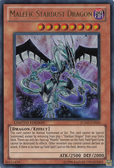 Malefic Stardust Dragon [JUMP-EN043] Ultra Rare | Nerdhalla Games