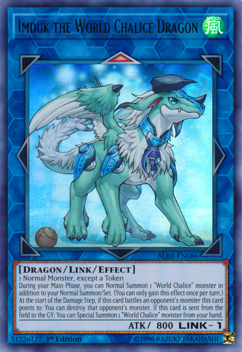 Imduk the World Chalice Dragon [BLRR-EN086] Ultra Rare | Nerdhalla Games