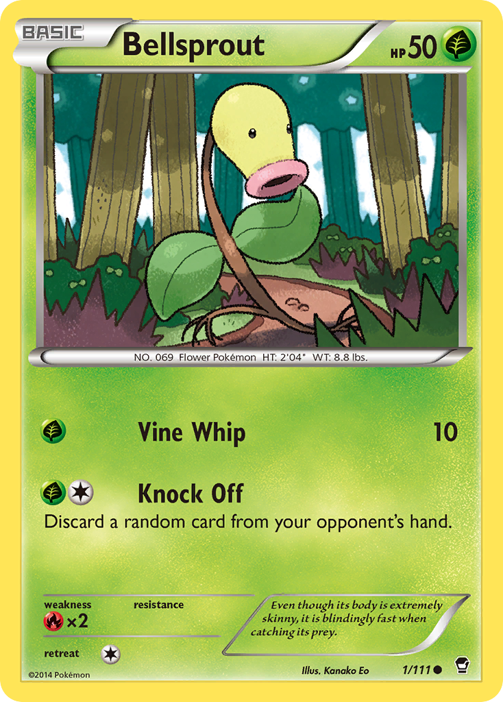 Bellsprout (1/111) [XY: Furious Fists] | Nerdhalla Games