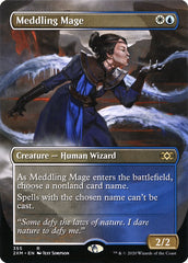 Meddling Mage (Borderless) [Double Masters] | Nerdhalla Games