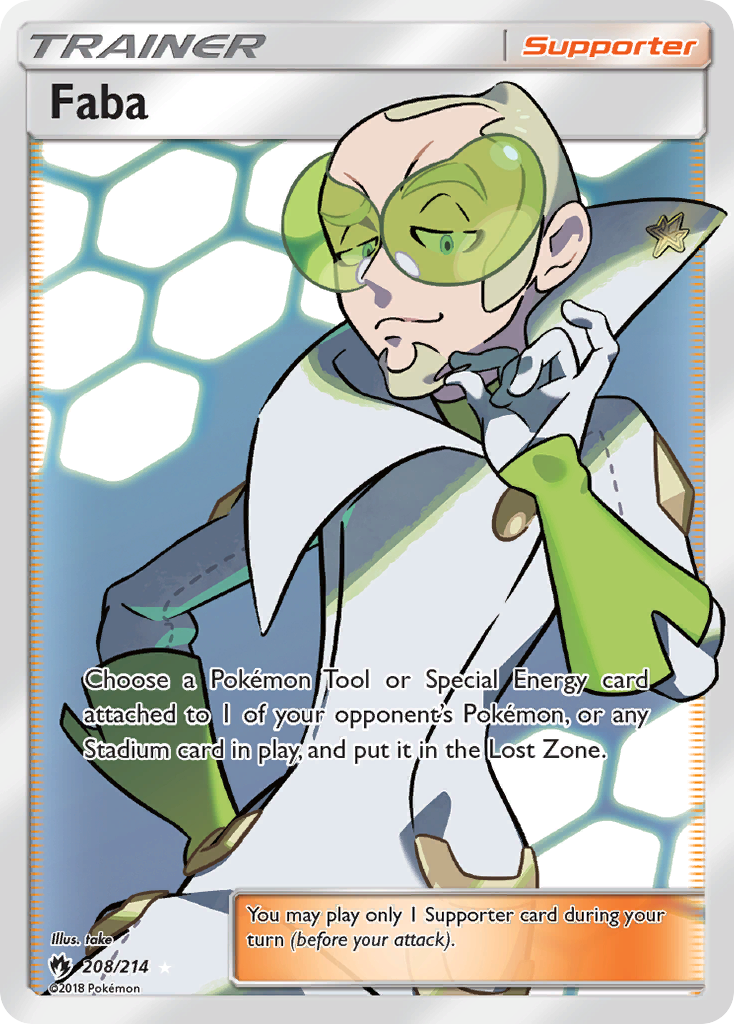 Faba (208/214) [Sun & Moon: Lost Thunder] | Nerdhalla Games