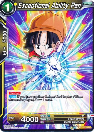 Exceptional Ability Pan [BT11-110] | Nerdhalla Games