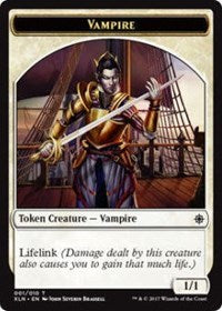 Vampire // Treasure Double-sided Token [Ixalan Tokens] | Nerdhalla Games