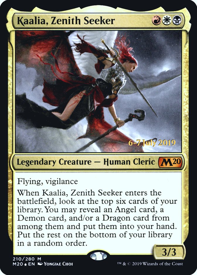 Kaalia, Zenith Seeker  [Core Set 2020 Prerelease Promos] | Nerdhalla Games