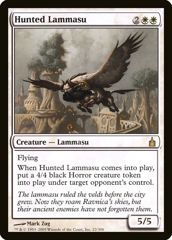 Hunted Lammasu [Ravnica: City of Guilds] | Nerdhalla Games