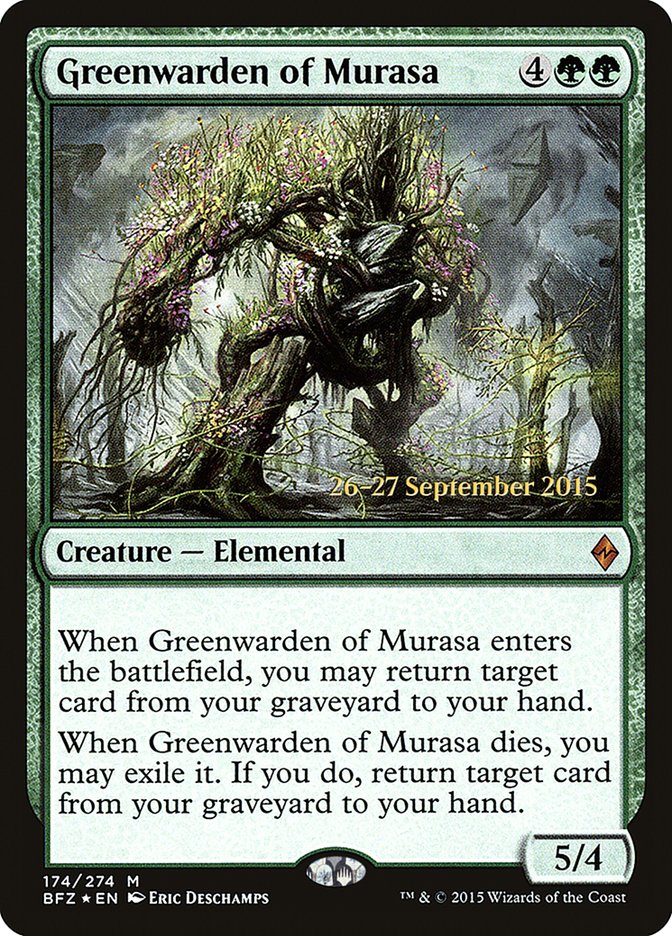 Greenwarden of Murasa  [Battle for Zendikar Prerelease Promos] | Nerdhalla Games