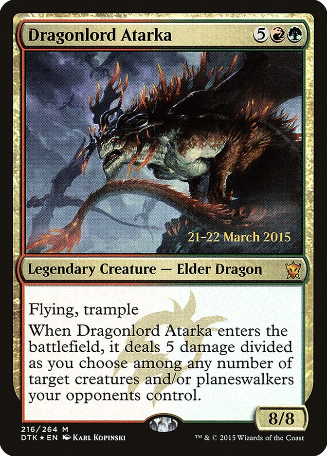 Dragonlord Atarka  [Dragons of Tarkir Prerelease Promos] | Nerdhalla Games