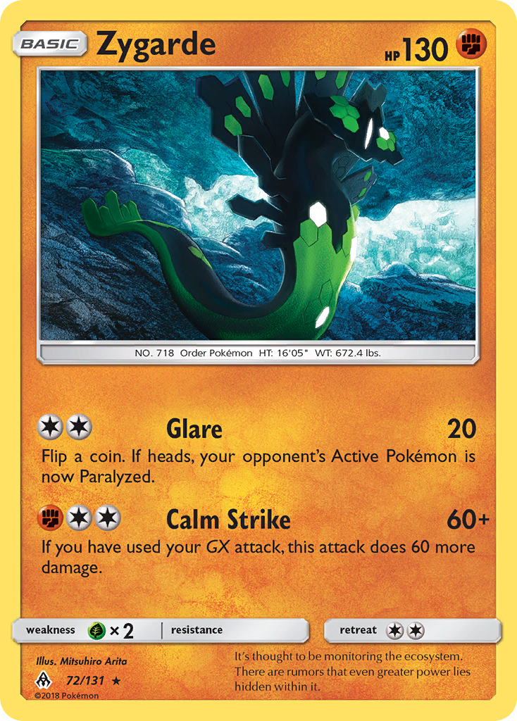 Zygarde (72/131) [Sun & Moon: Forbidden Light] | Nerdhalla Games