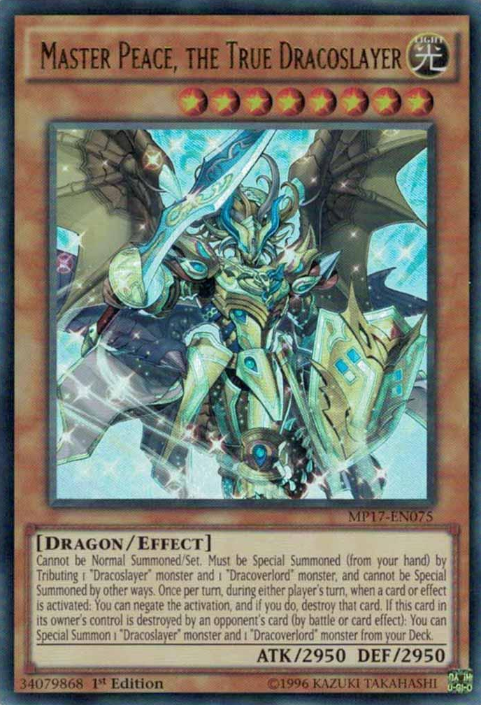 Master Peace, the True Dracoslayer [MP17-EN075] Ultra Rare | Nerdhalla Games