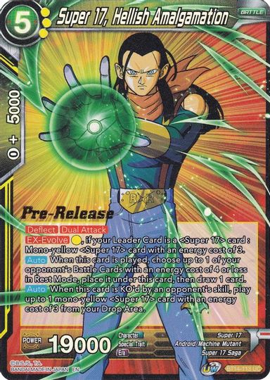 Super 17, Hellish Amalgamation (BT14-113) [Cross Spirits Prerelease Promos] | Nerdhalla Games