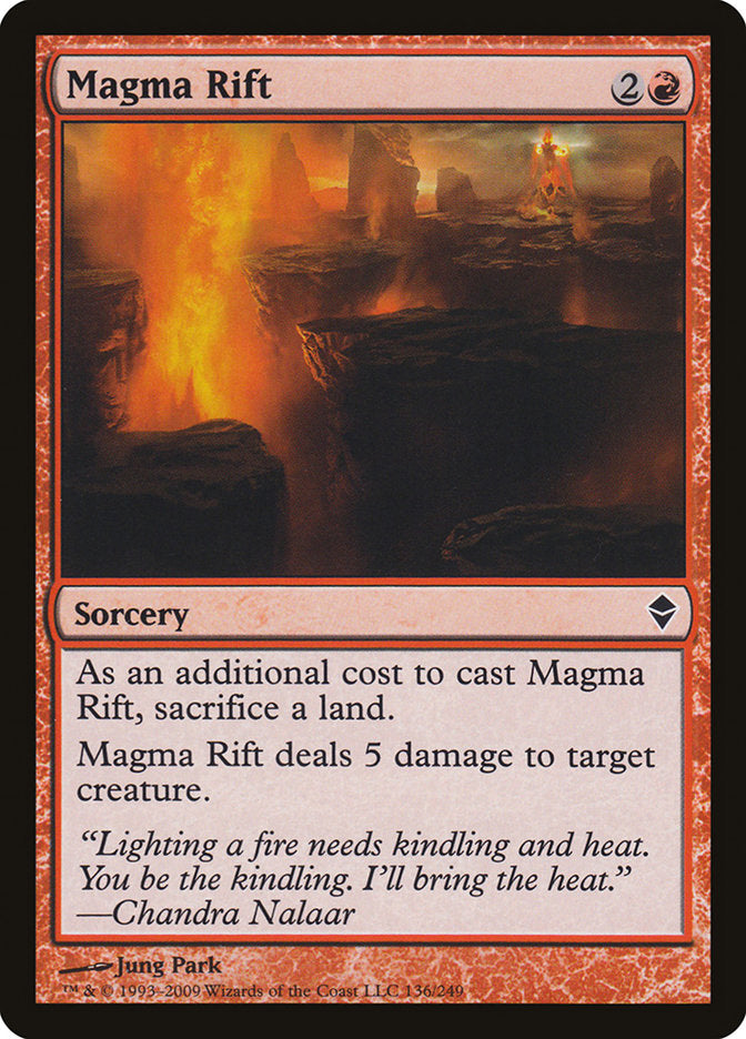 Magma Rift [Zendikar] | Nerdhalla Games