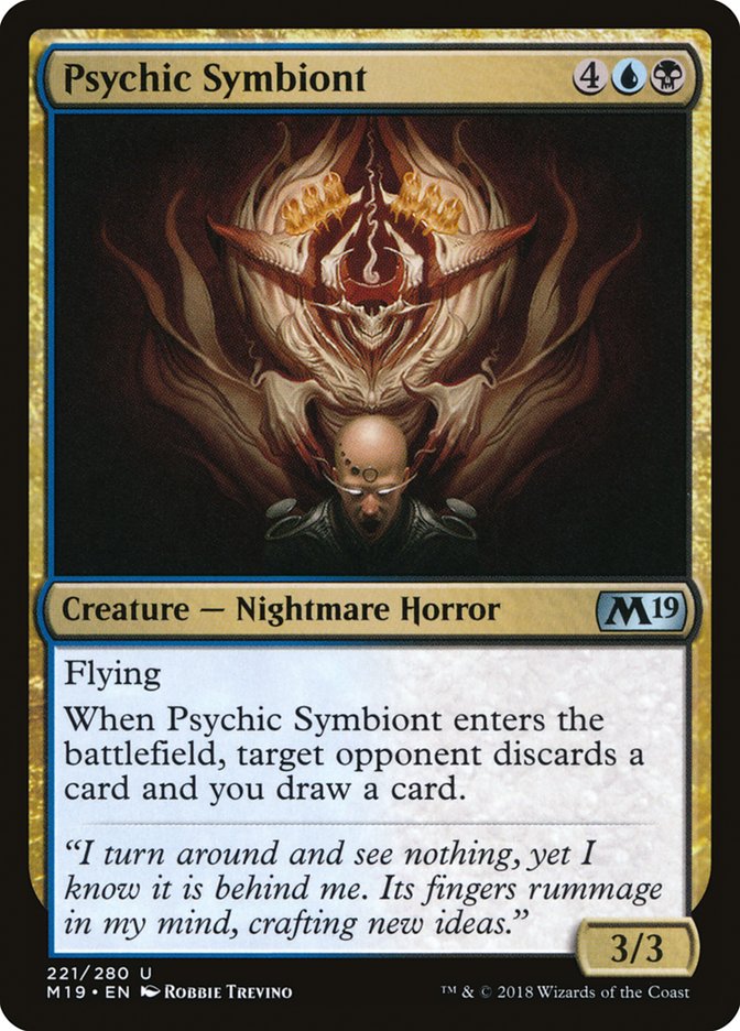 Psychic Symbiont [Core Set 2019] | Nerdhalla Games