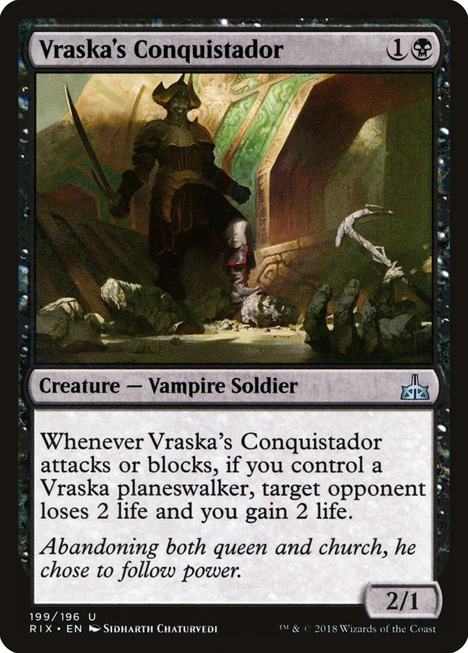 Vraska's Conquistador [Rivals of Ixalan] | Nerdhalla Games