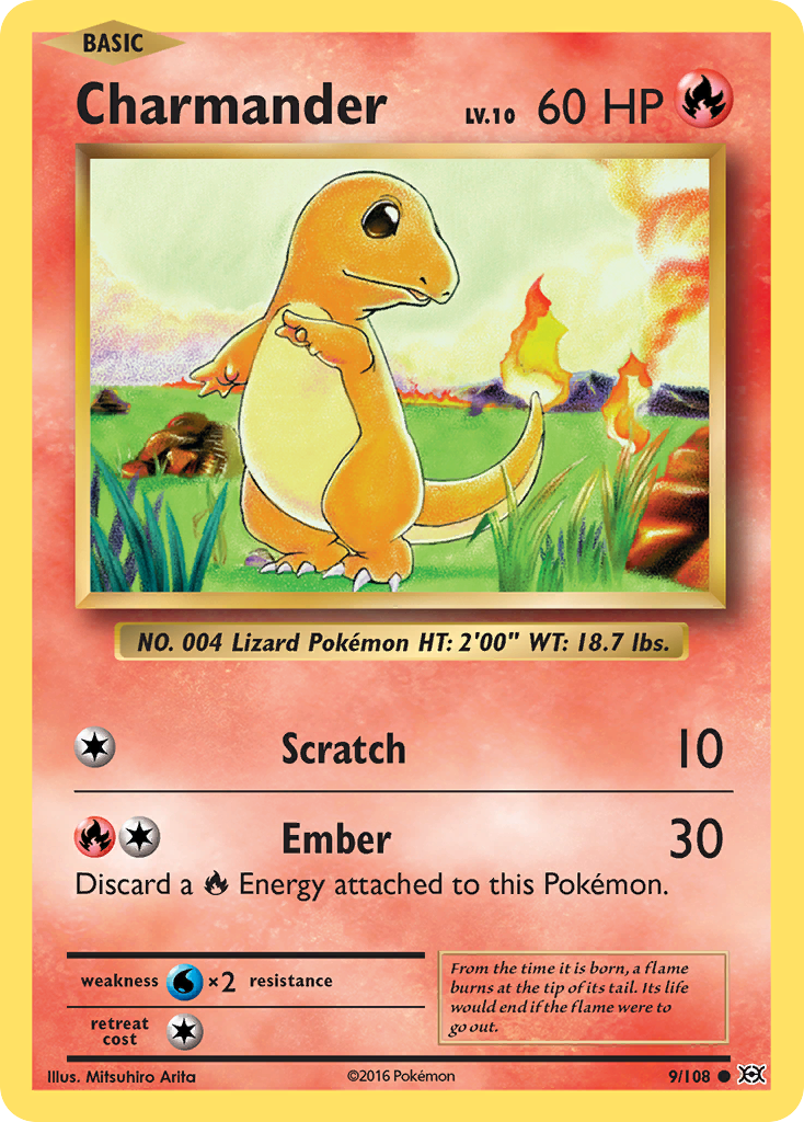 Charmander (9/108) [XY: Evolutions] | Nerdhalla Games