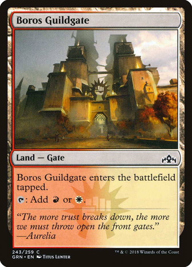 Boros Guildgate (243/259) [Guilds of Ravnica] | Nerdhalla Games