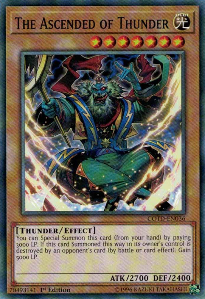 The Ascended of Thunder [COTD-EN036] Short Print | Nerdhalla Games