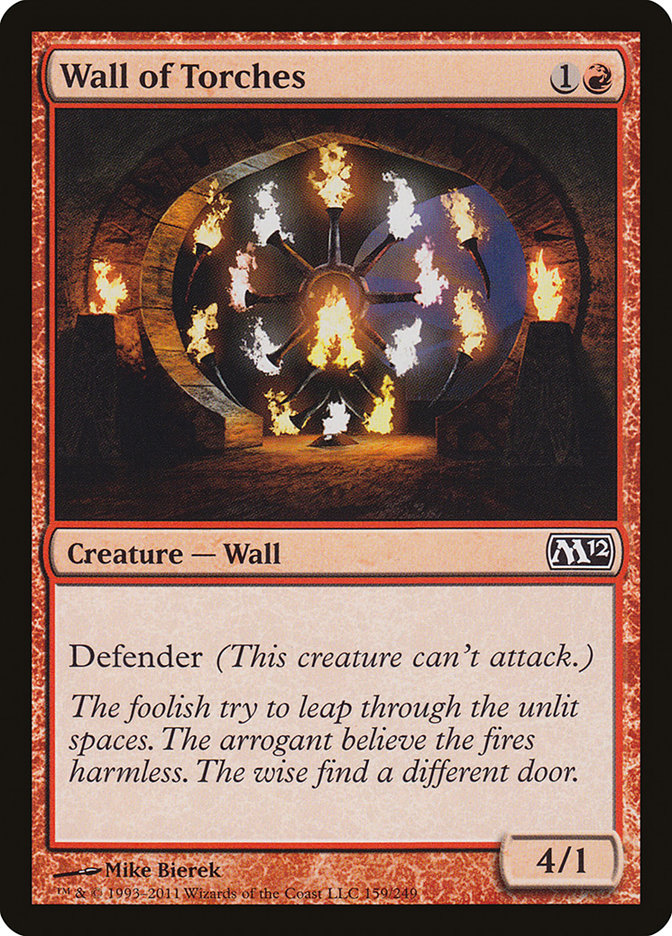 Wall of Torches [Magic 2012] | Nerdhalla Games