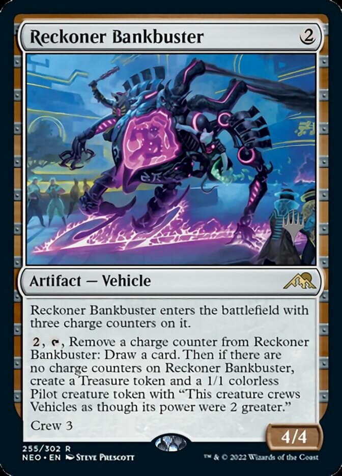 Reckoner Bankbuster (Promo Pack) [Kamigawa: Neon Dynasty Promos] | Nerdhalla Games