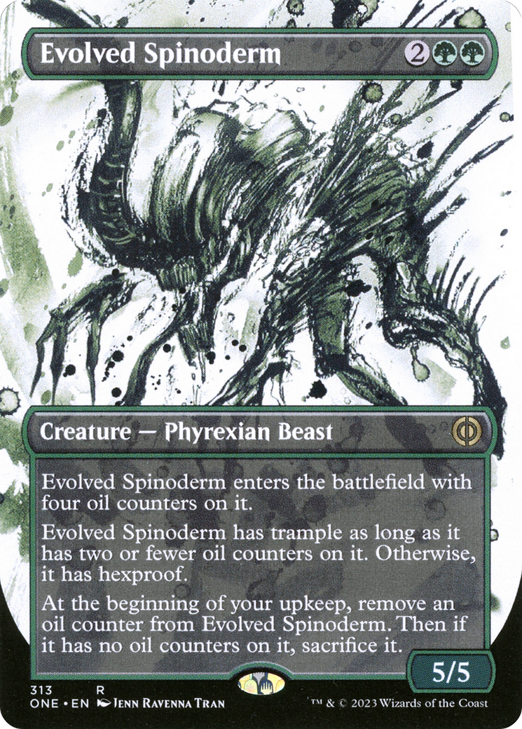 Evolved Spinoderm (Borderless Ichor) [Phyrexia: All Will Be One] | Nerdhalla Games