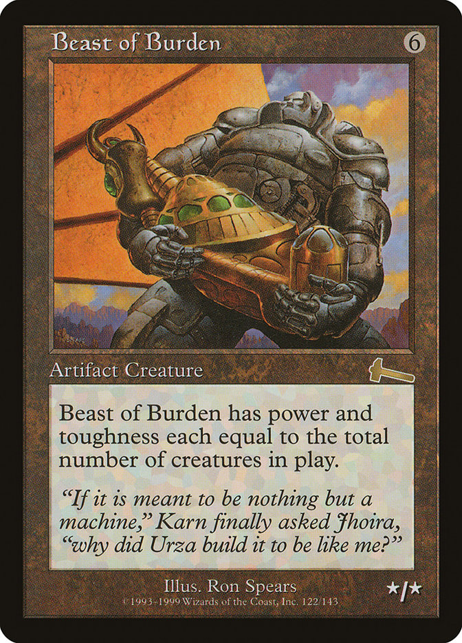 Beast of Burden [Urza's Legacy] | Nerdhalla Games