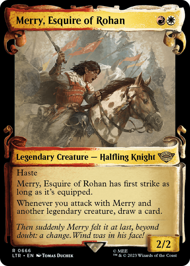 Merry, Esquire of Rohan [The Lord of the Rings: Tales of Middle-Earth Showcase Scrolls] | Nerdhalla Games