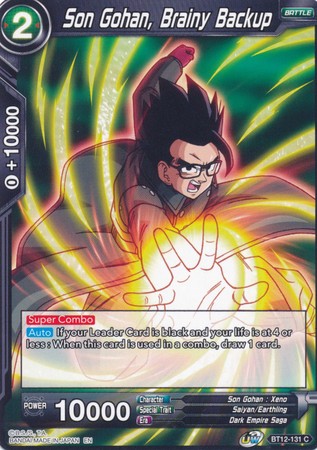 Son Gohan, Brainy Backup [BT12-131] | Nerdhalla Games