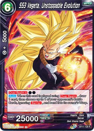 SS3 Vegeta, Unstoppable Evolution [BT11-129] | Nerdhalla Games