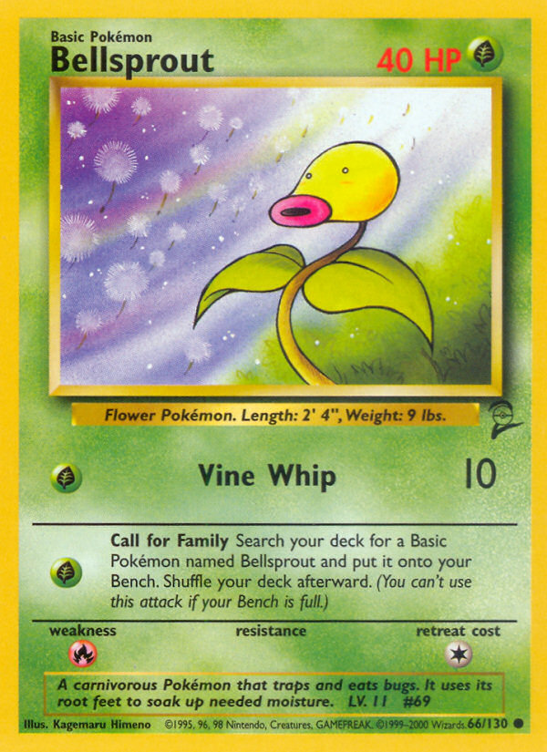 Bellsprout (66/130) [Base Set 2] | Nerdhalla Games