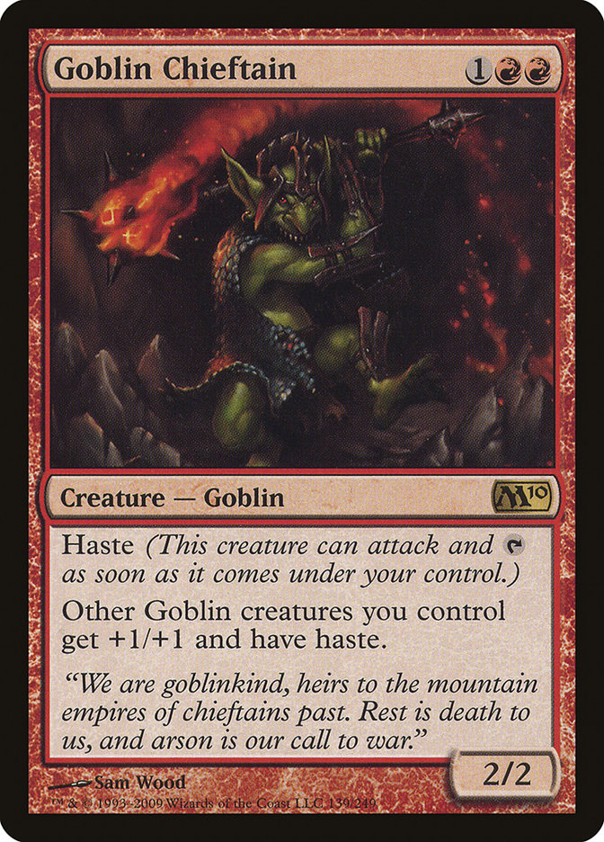 Goblin Chieftain [Magic 2010] | Nerdhalla Games