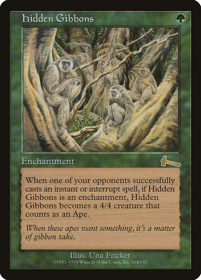 Hidden Gibbons [Urza's Legacy] | Nerdhalla Games