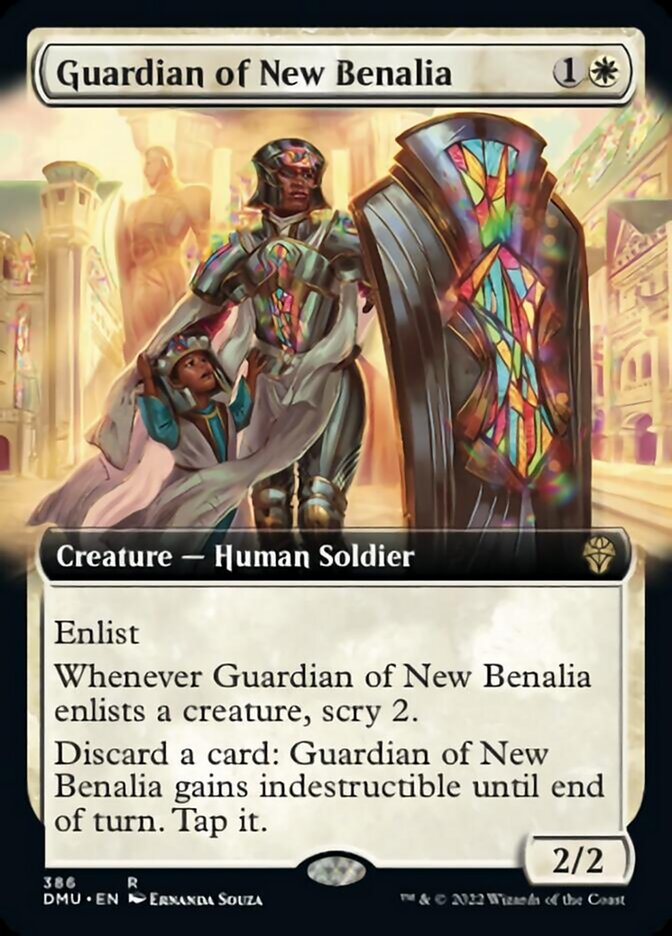 Guardian of New Benalia (Extended Art) [Dominaria United] | Nerdhalla Games