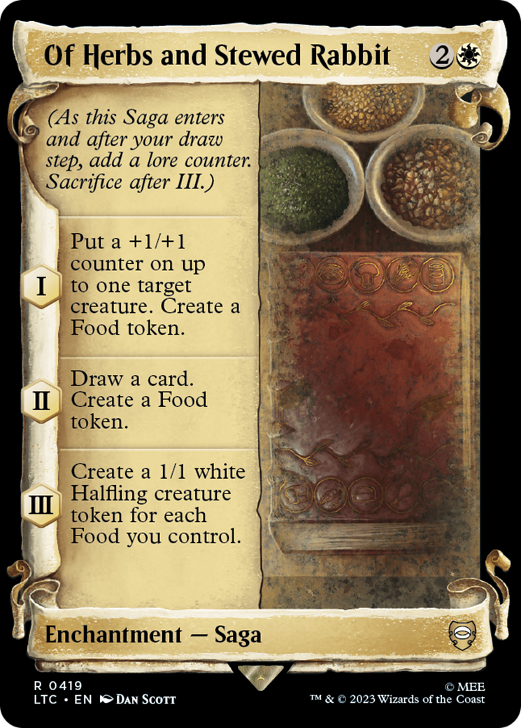 Of Herbs and Stewed Rabbit [The Lord of the Rings: Tales of Middle-Earth Commander Showcase Scrolls] | Nerdhalla Games