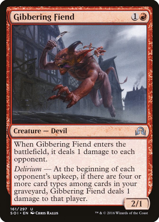 Gibbering Fiend [Shadows over Innistrad] | Nerdhalla Games