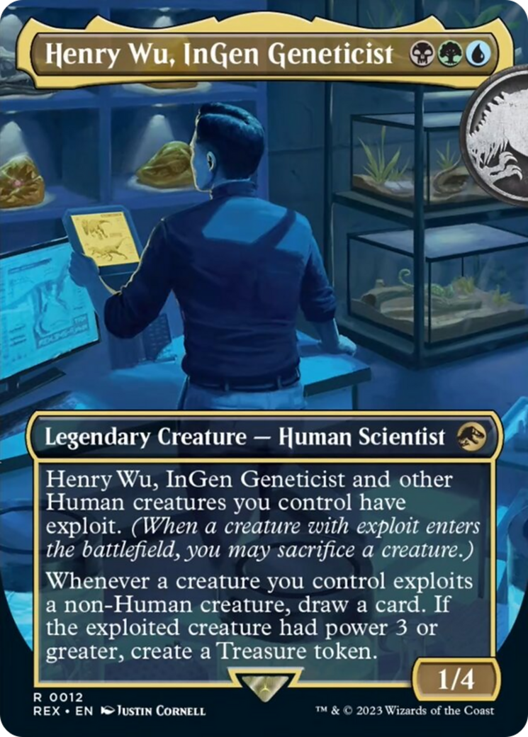 Henry Wu, InGen Geneticist (Borderless) [Jurassic World Collection] | Nerdhalla Games