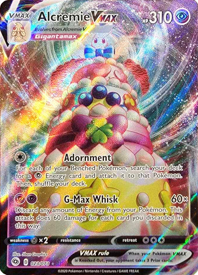 Alcremie VMAX (023/073) [Prize Pack Series One] | Nerdhalla Games