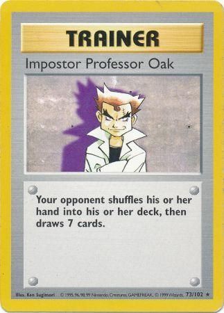 Impostor Professor Oak (73/102) [Base Set Shadowless Unlimited] | Nerdhalla Games