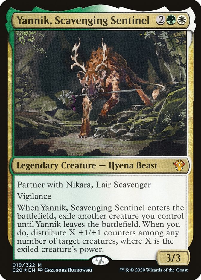 Yannik, Scavenging Sentinel [Commander 2020] | Nerdhalla Games