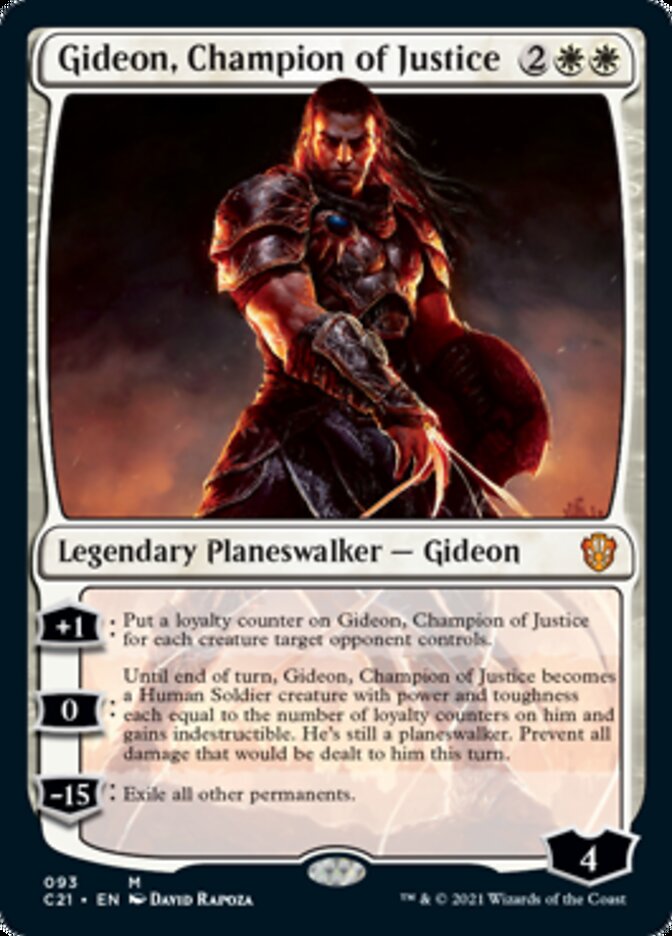 Gideon, Champion of Justice [Commander 2021] | Nerdhalla Games