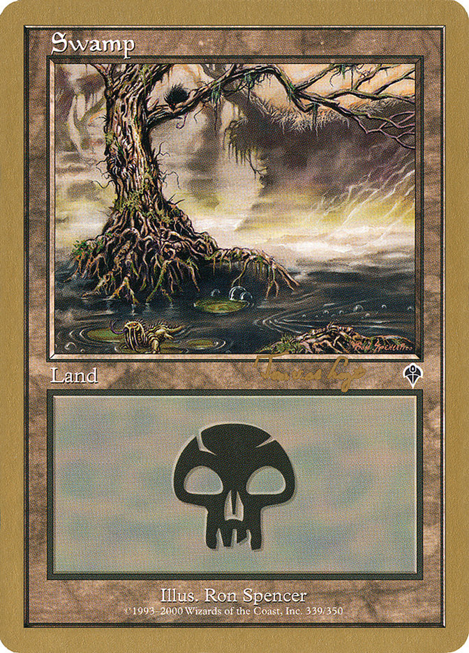 Swamp (tvdl339) (Tom van de Logt) [World Championship Decks 2001] | Nerdhalla Games