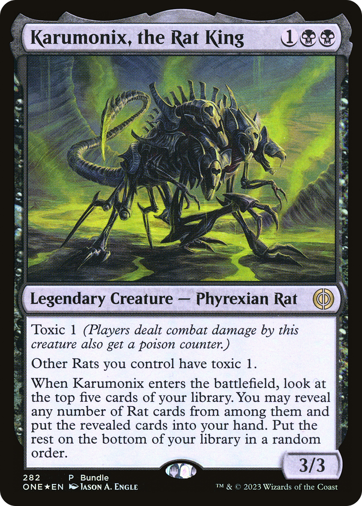 Karumonix, the Rat King (Bundle) [Phyrexia: All Will Be One] | Nerdhalla Games