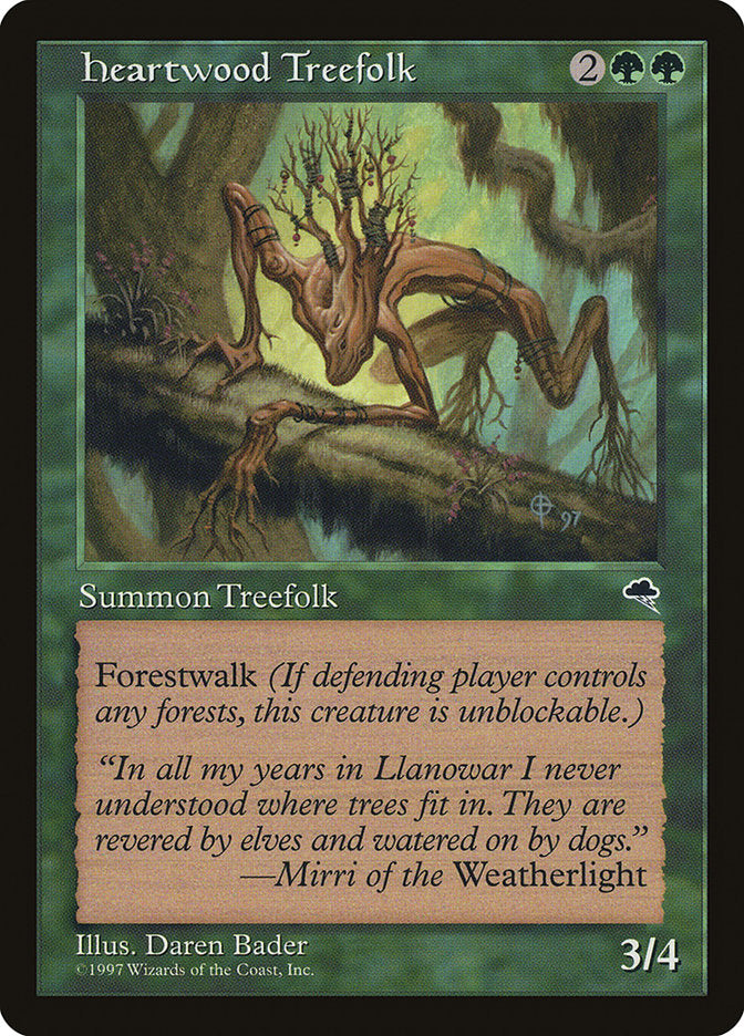 Heartwood Treefolk [Tempest] | Nerdhalla Games