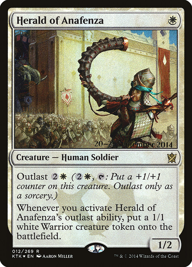 Herald of Anafenza  [Khans of Tarkir Prerelease Promos] | Nerdhalla Games