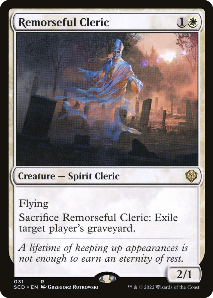 Remorseful Cleric [Starter Commander Decks] | Nerdhalla Games